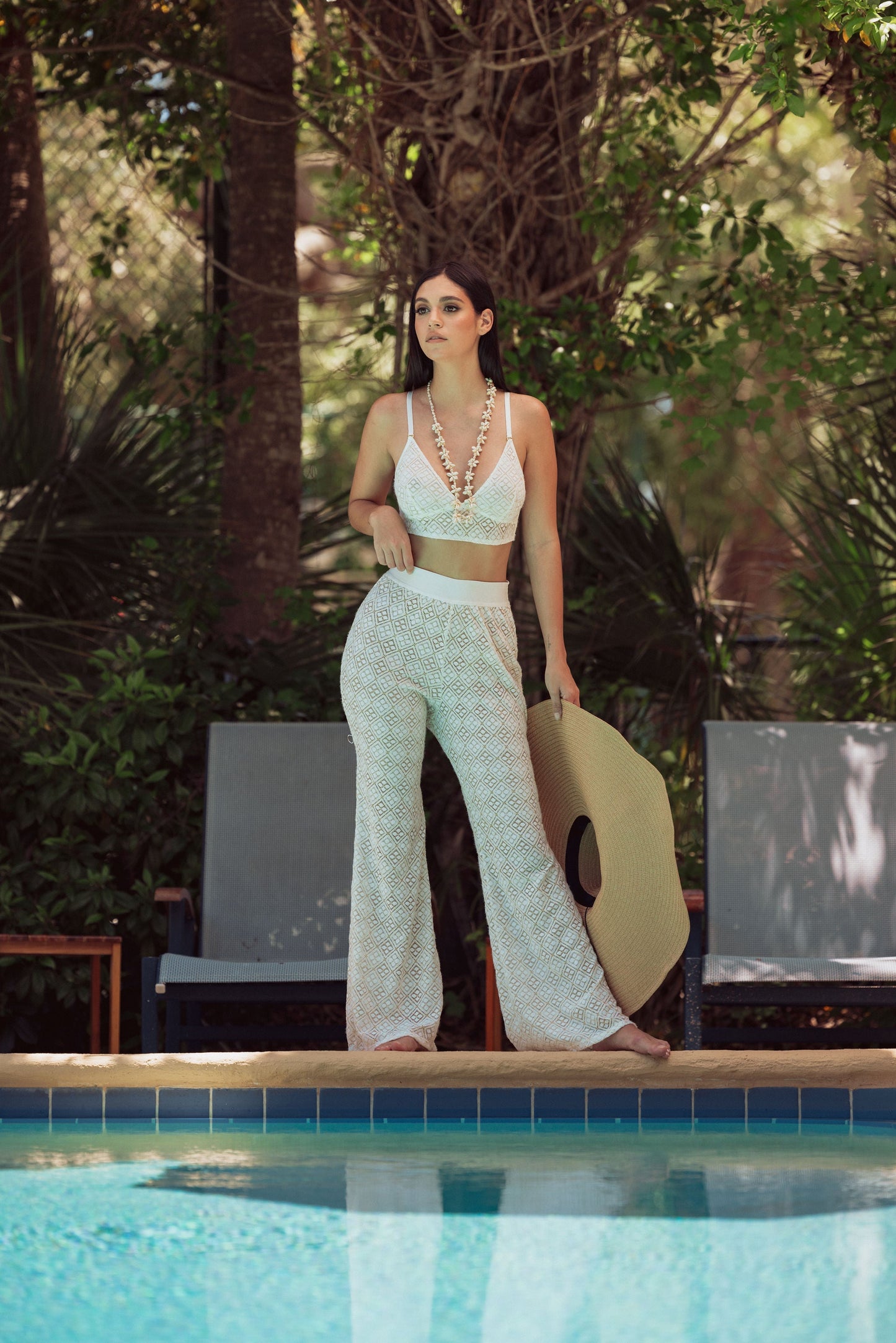 KILO BRAVA THE GEO LACE COLLECTION - FLARE PANTS