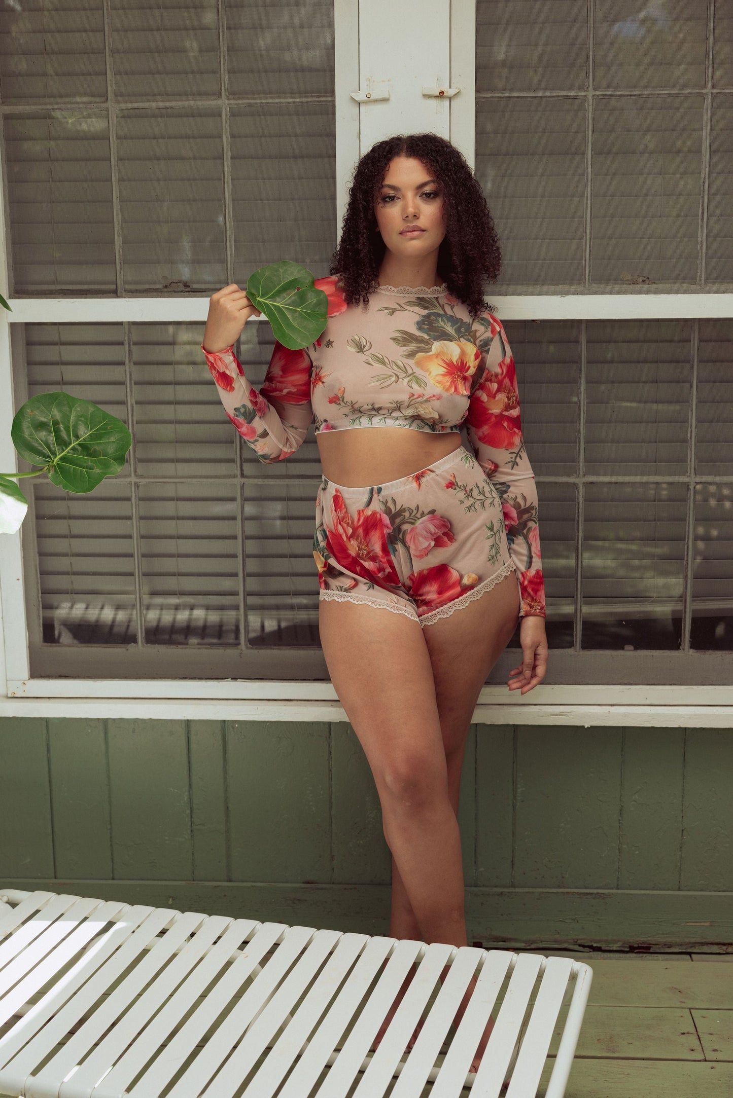 KILO BRAVA MESH COLLECTION- HIGH WAISTED SHORTS