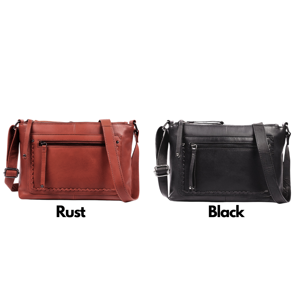 Concealed Carry Tatum Leather Crossbody by Lady Conceal