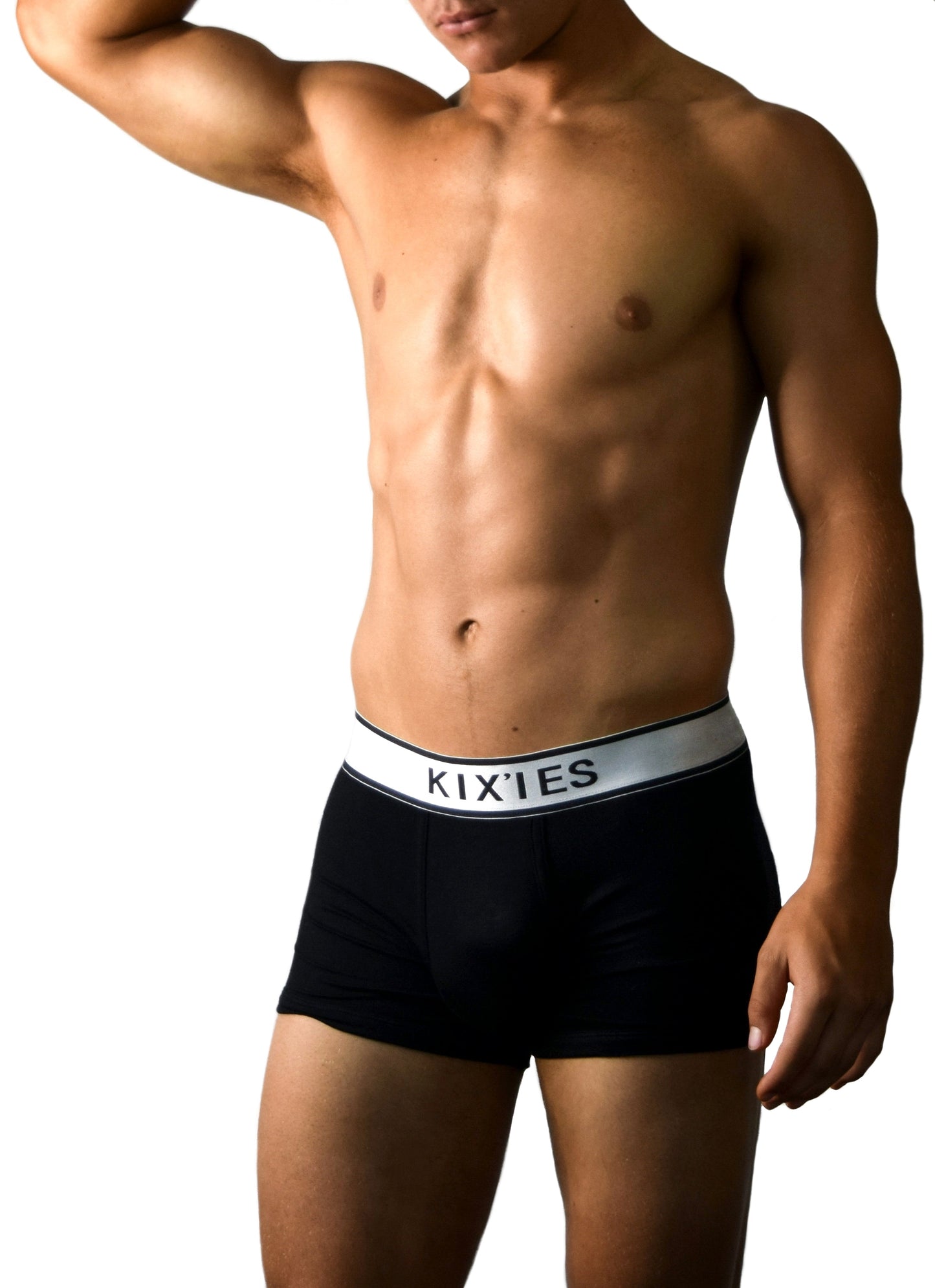 Mens Elastane Trunk Underwear - Black