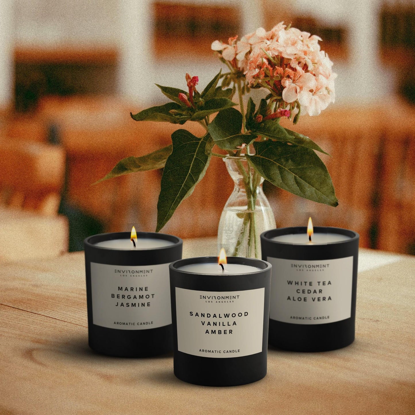 8oz Marine | Bergamot | Jasmine Candle with Lid and Box (Inspired by The Ritz Carlton Hotel®)