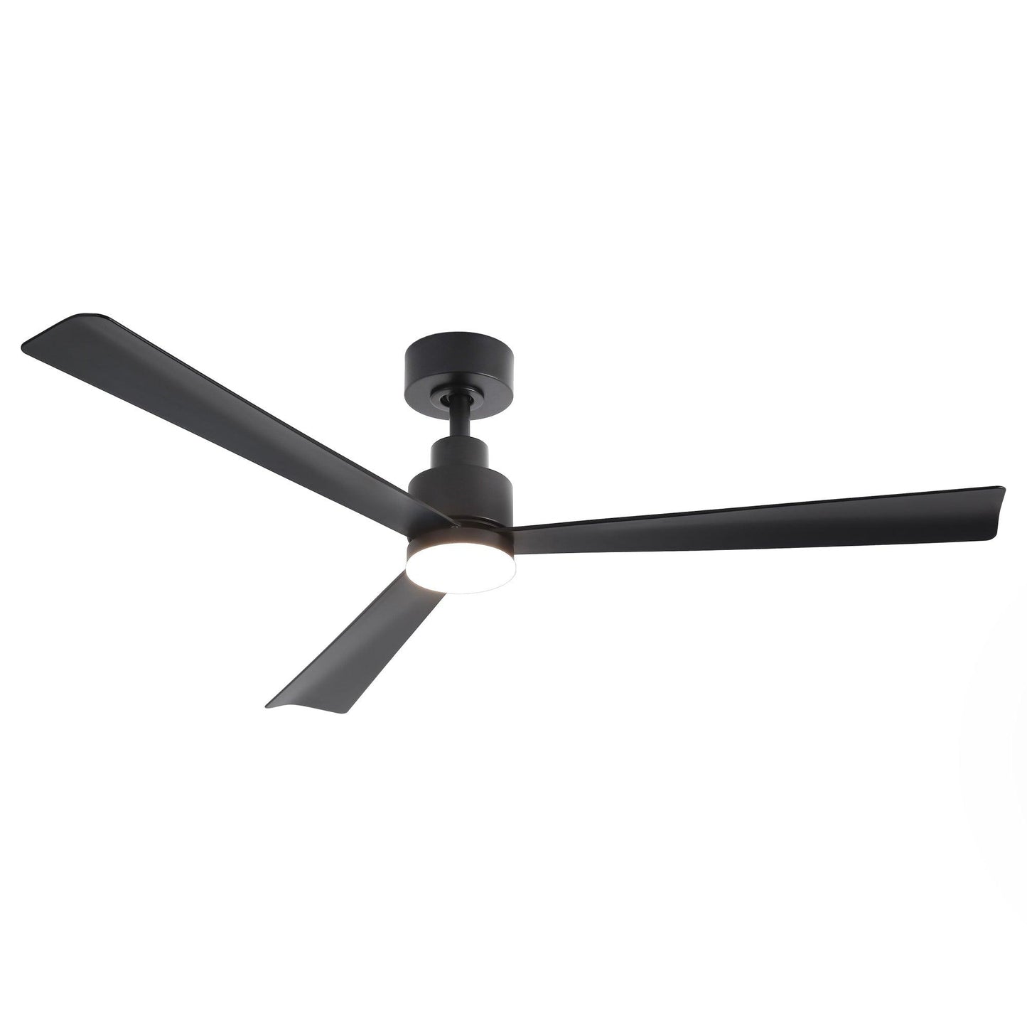 52 Inch Dinah Modern Downrod Mount Ceiling Fan with Remote Control and LED Light