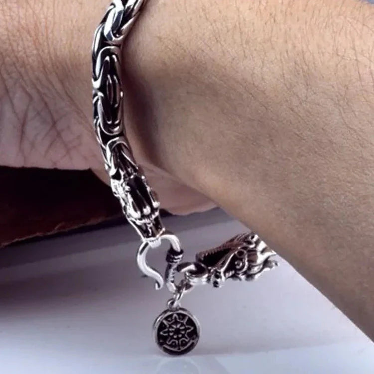 Vintage Dragon Chain Gothic Bracelet