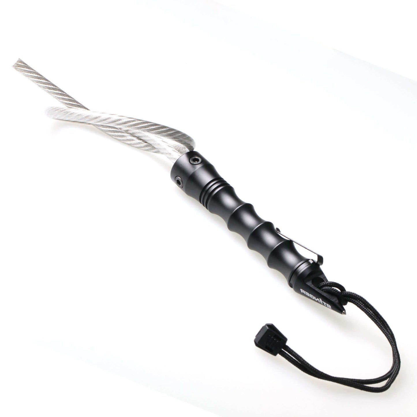 Stinger Whip Car Emergency Tool with Window Breaker (Black)