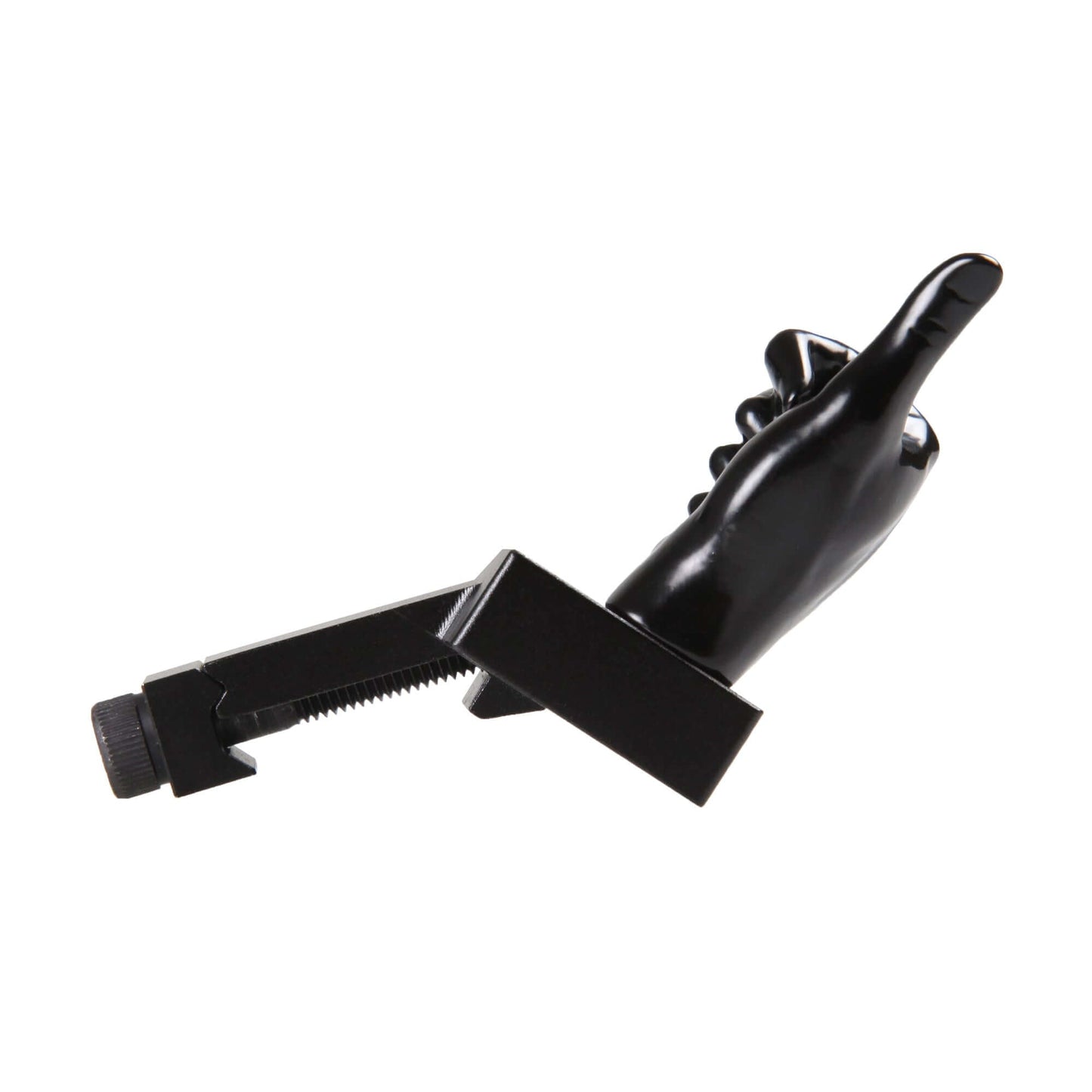 Black Color Novelty Finger Iron Sight Set - Offset 45 Degree (V Hand & Thumbs Up)