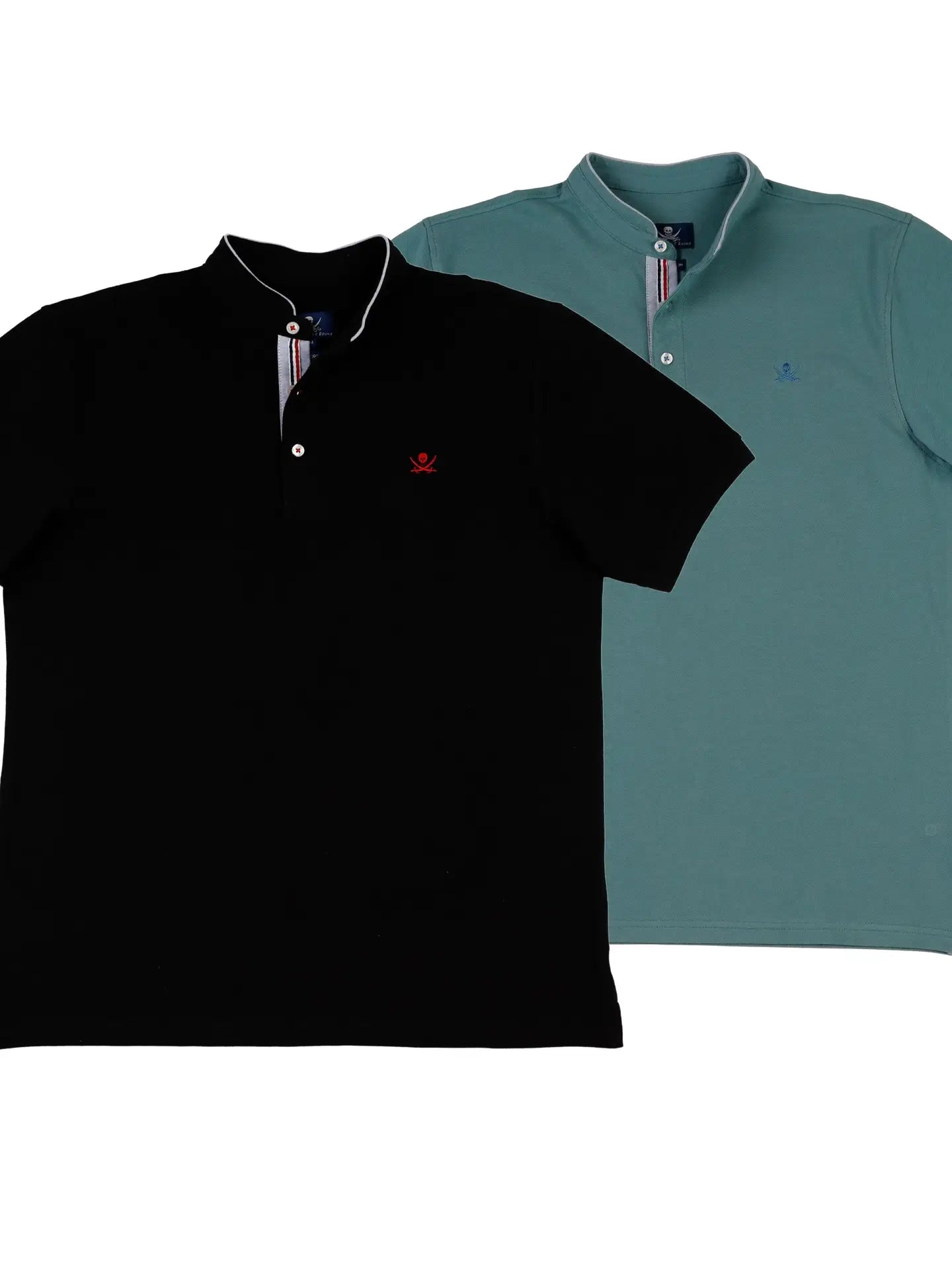 Pack 2 Mao Polo Shirts