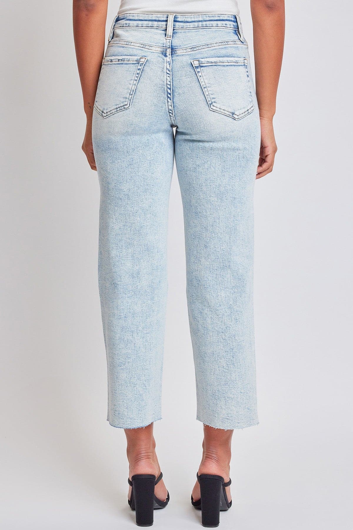 Women's Luxe Cropped Straight Jeans