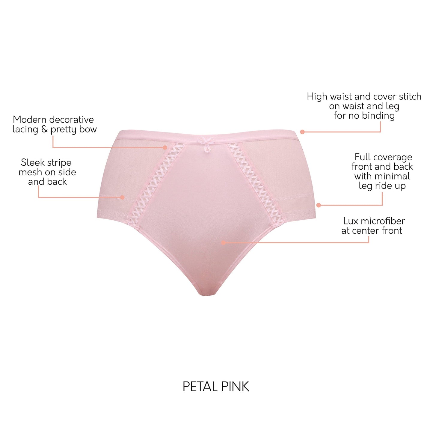 PARFAIT Shea Full Coverage Brief P60632 - Petal Pink