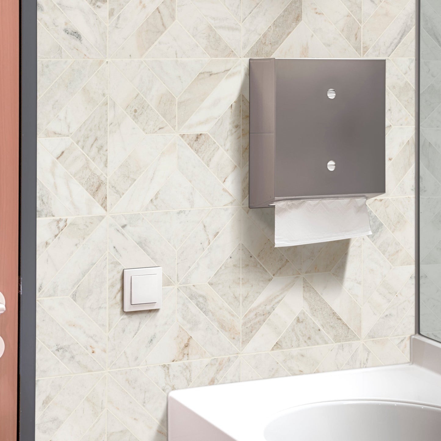 Arabescato Venato White 12"x12" Honed Mosaic Marble Floor And Wall Tile - MSI Collection