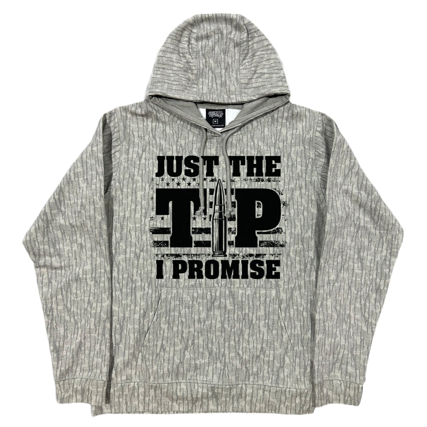 Just The Tip I Promise Flag (Front Print)