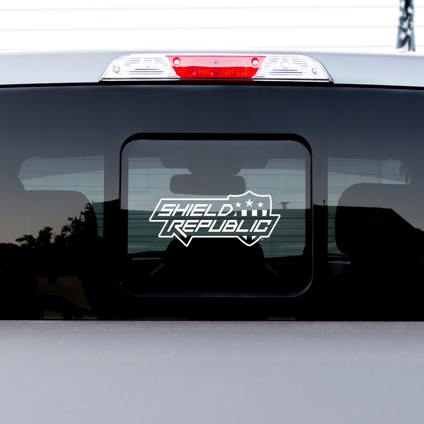 Stacked Logo Vinyl Decal