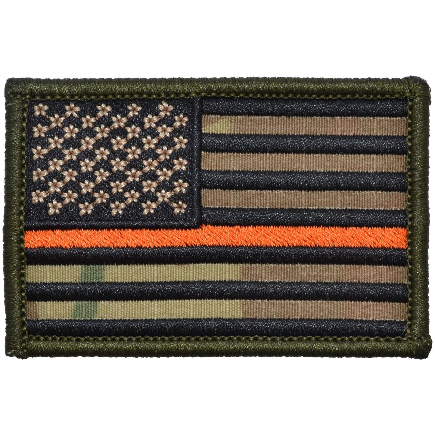Thin Orange Line Search & Rescue USA Flag - 2x3 Patch