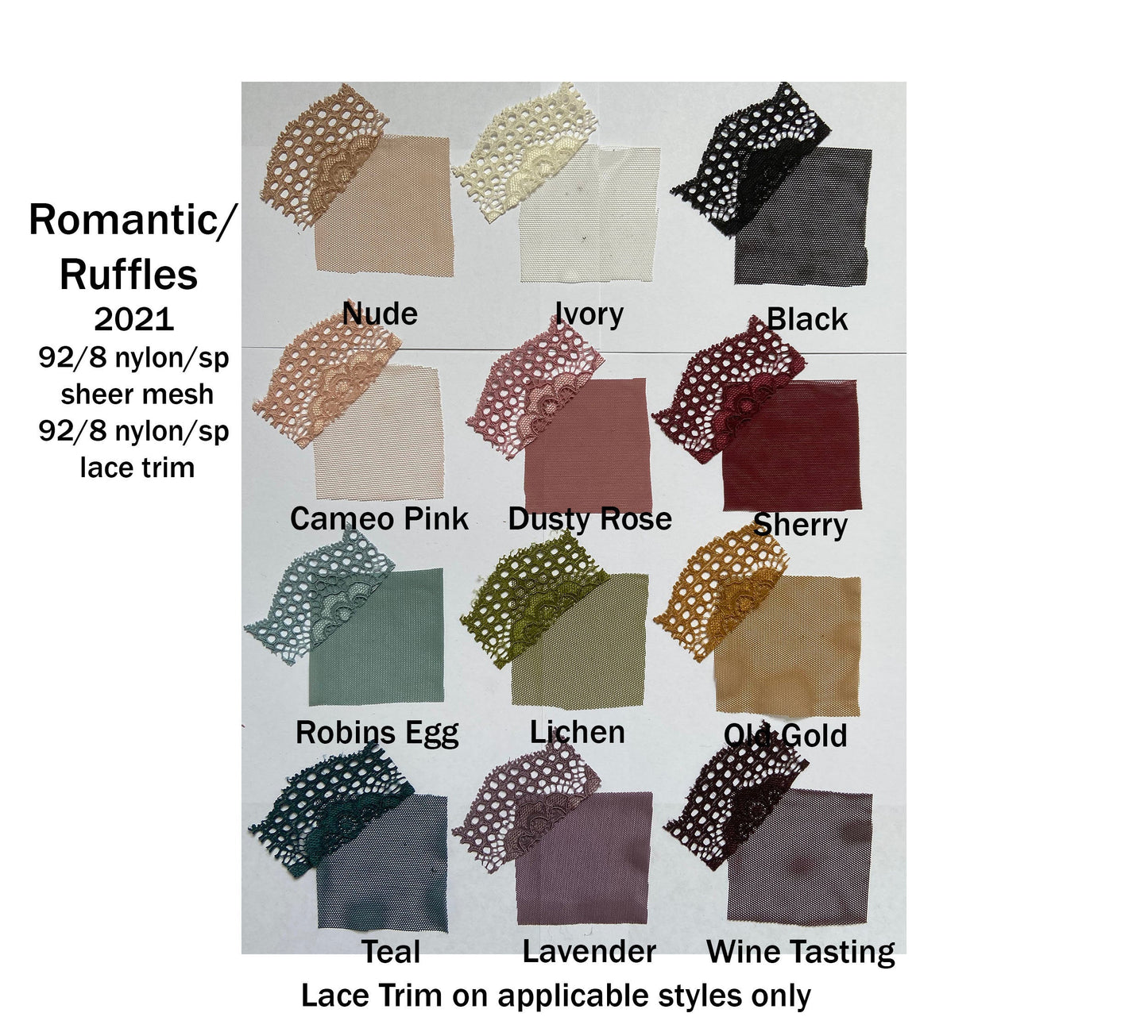 Sheer Lingerie Set includes lace trim babydoll camisole and panties