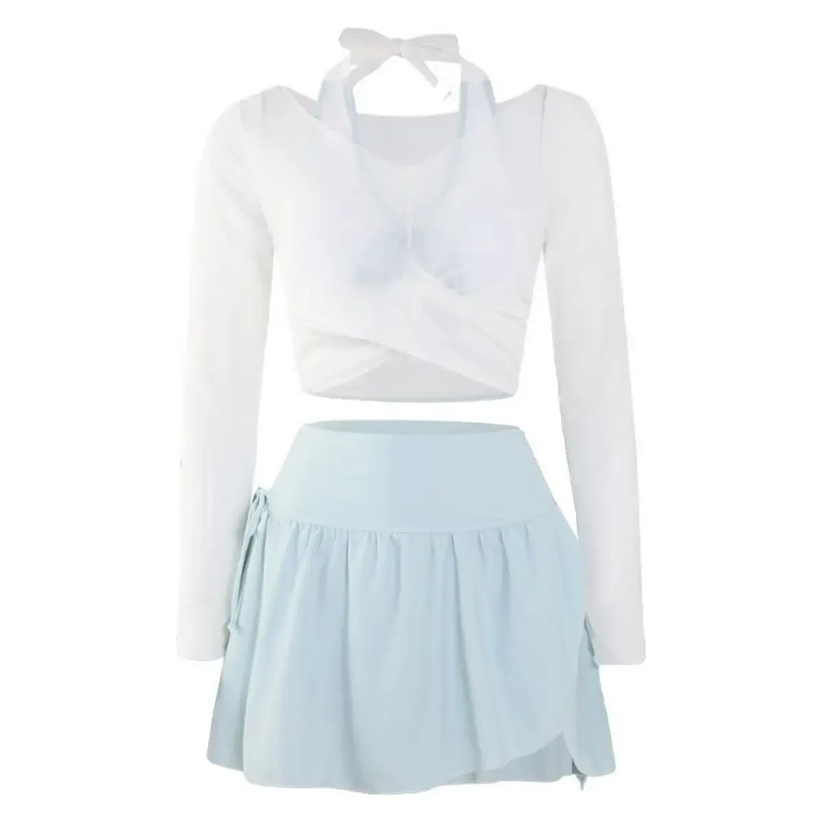 Ruffle Mini Skirt Bikini Set – Korean Sweet 3-Piece Swimsuit