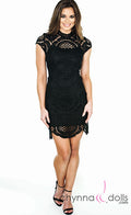 Phoebe: Floral Crochet Dress