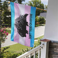 Don't Tread on Anyone Porcupine - Trans Two Sided Flag
