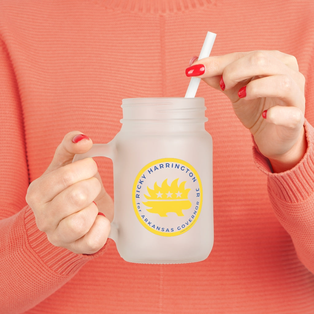 Ricky Harrington for Governor Arkansas Mason Jar