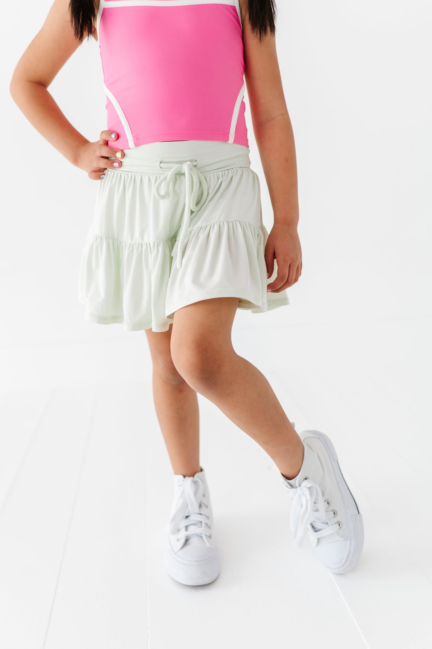 Hint of Mint | 2-tiered Skort