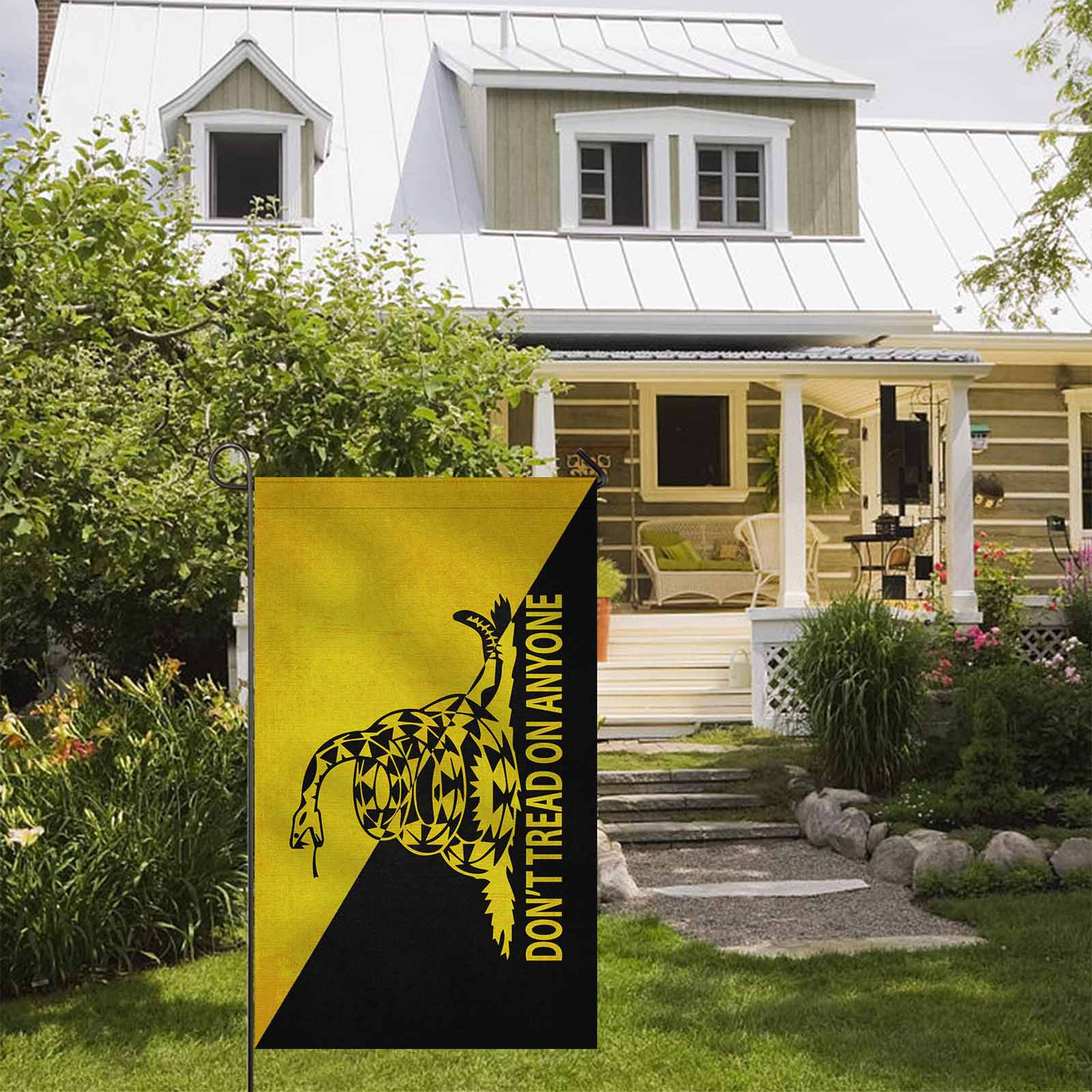 Don't Tread - Ancap Snake Two Sided Flag