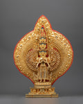 1000-Armed Chenresig Sculpture | Handcrafted Compassionate Buddha