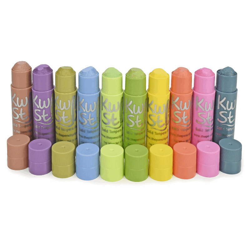 Kwik Stix Paint Sticks, Set of 10 Pastel Colors