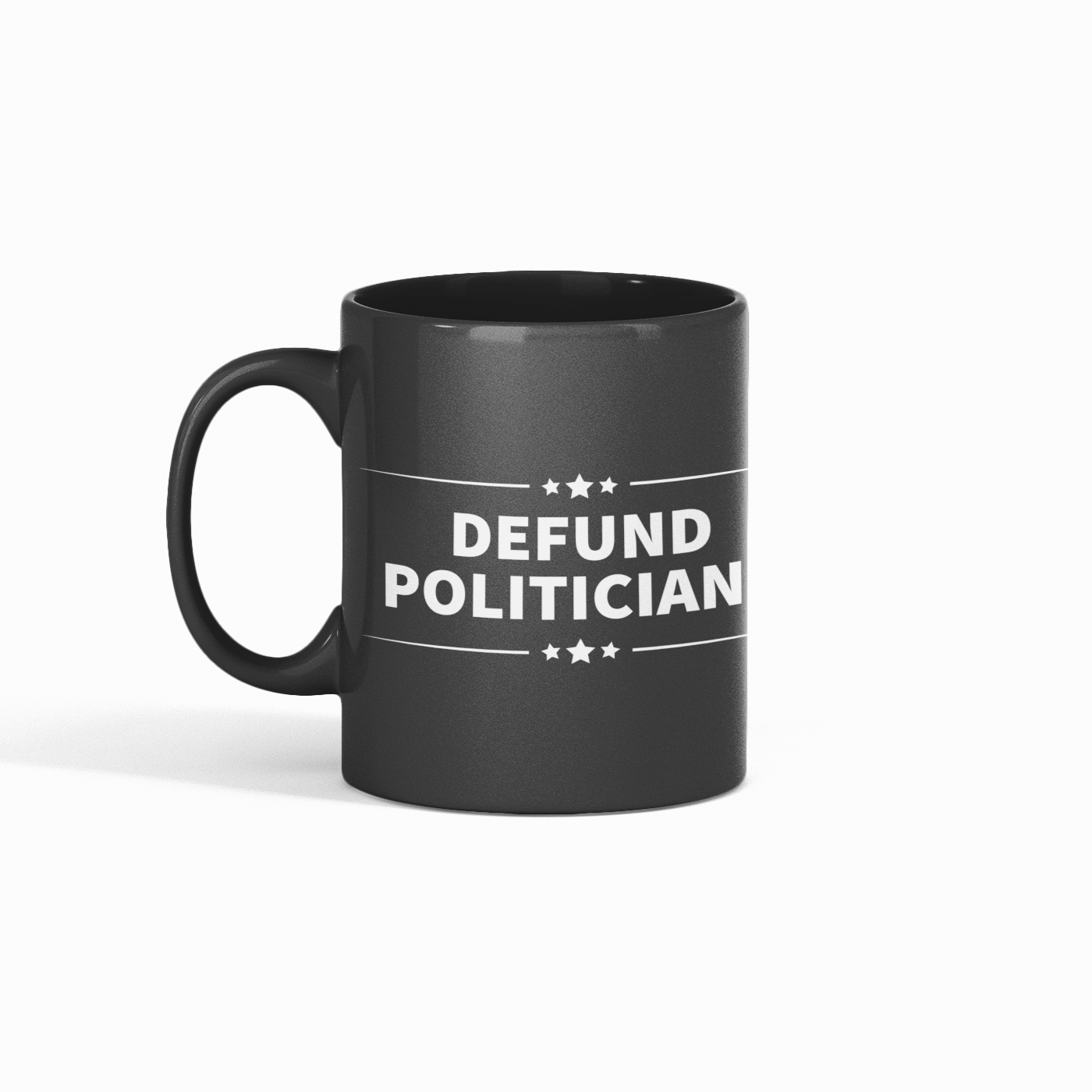 Defund Politicians (Black and White)