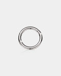 12G Septum Ring Titanium Hinged Segment Hoop
