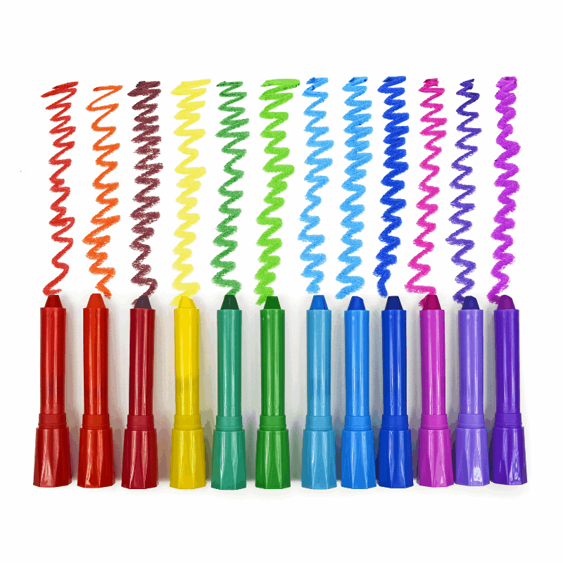 Hair Coloring Chalk, 12 Pack