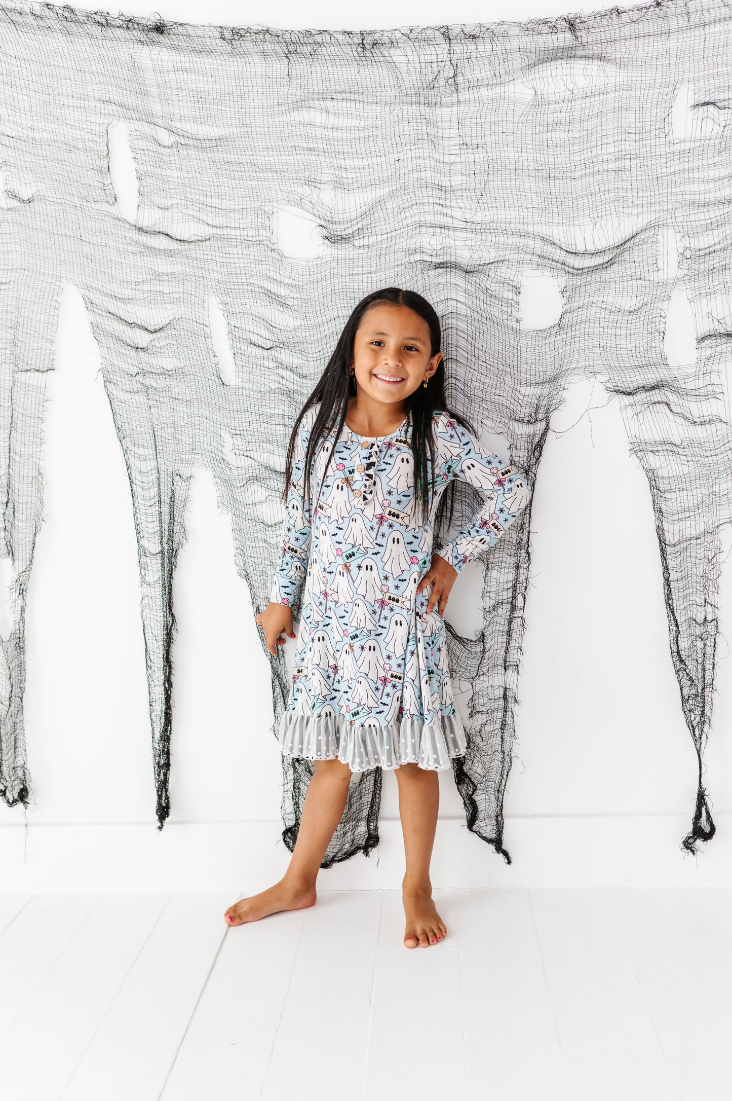 Preppy Ghost | BAMBOO NIGHTGOWN (with shorts!)