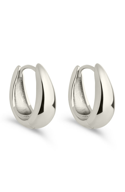 Lavina Polished Micro Hoop Earrings