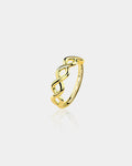 14K Gold Woven Segment Cartilage Earring