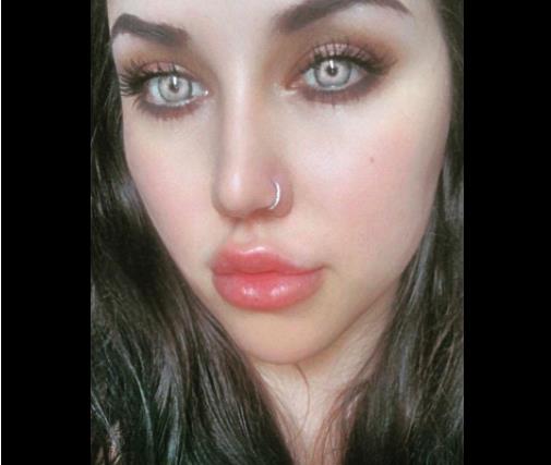 18G Black/Rainbow CZ Segment Nose Ring