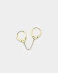 14K Gold Handcuffs Cartilage Earring