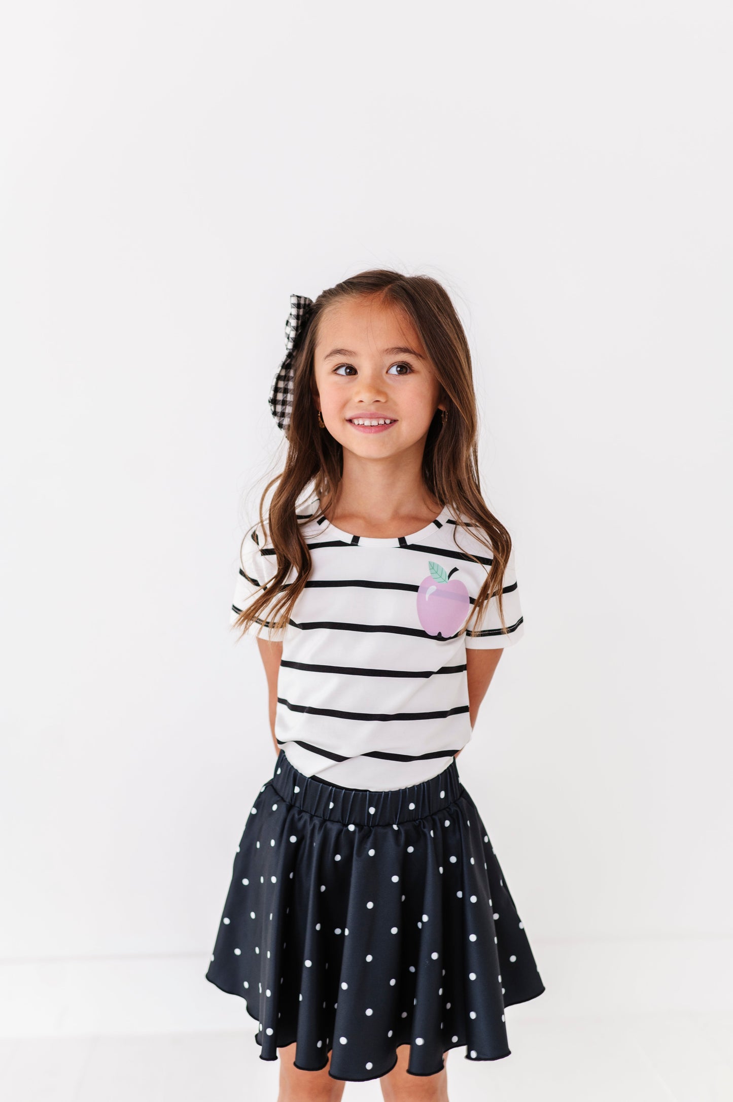 Pocket Apple Stripe Tee (2T ONLY left)