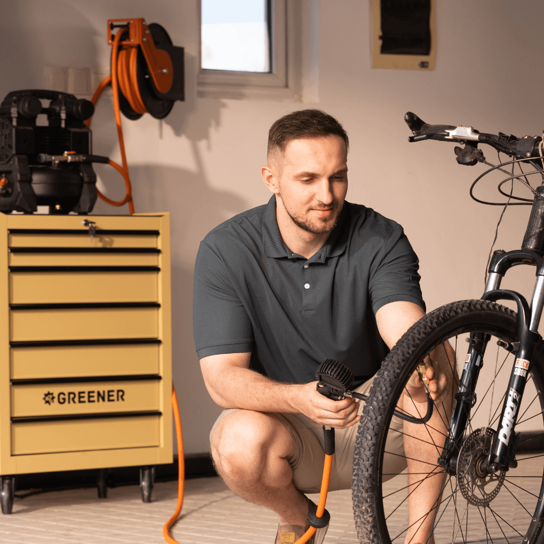 Retractable Air Hose Reel-Alloy Steel Reel-3/8in 25ft-50ft