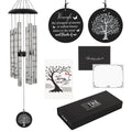 Memorial Serenity Wind Chimes, Thoughtful Gift For Special Occasions or Reflections Amazing Grace Scripture 40”