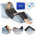 LX11 5pcs Orthopedic Wedge Pillow Set, Cloud Gray