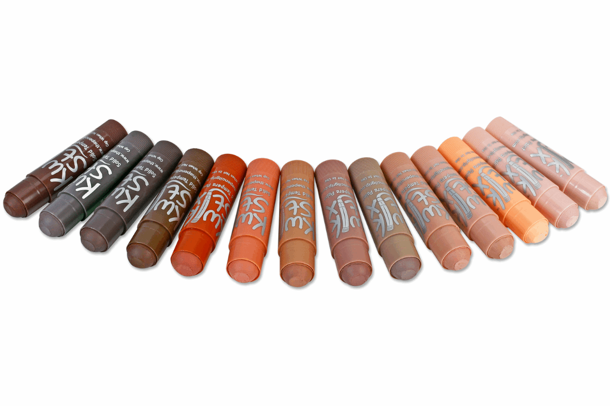 Kwik Stix Paint Sticks Global Skin Tones, 14 Pack