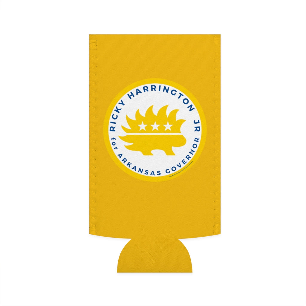 Ricky Harrington for Governor Arkansas Slim Can Cooler