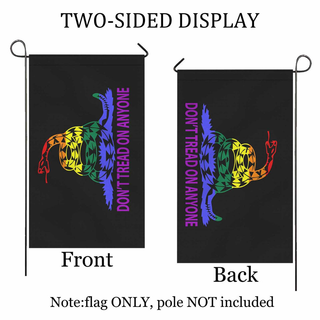 Don't Tread on Anyone LGBT Two Sided Flag