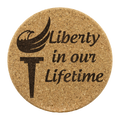 Liberty in Our Lifetime Alaska LP Cork Coasters