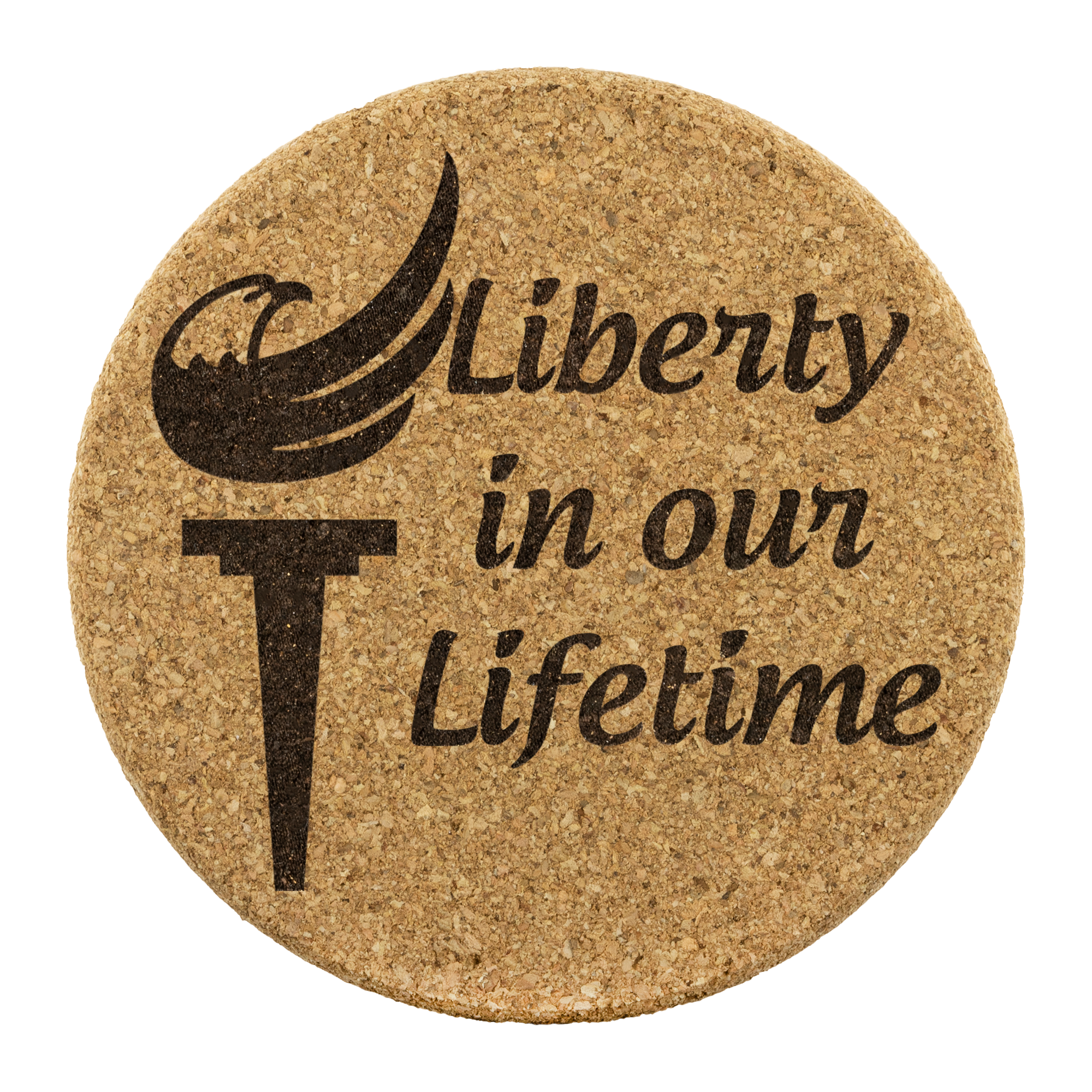 Liberty in Our Lifetime Alaska LP Cork Coasters