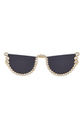 Sunglasses: Rhinestone Cat Eye Sunglasses