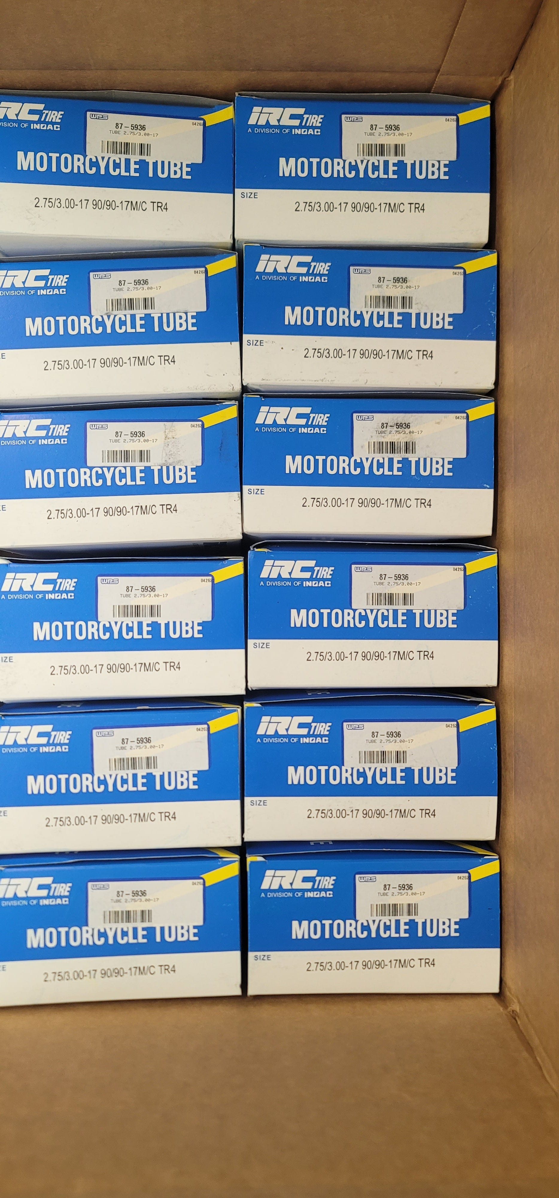 IRC Onyx Tube 2.75/3.00-17 90/90-17M/C TR4