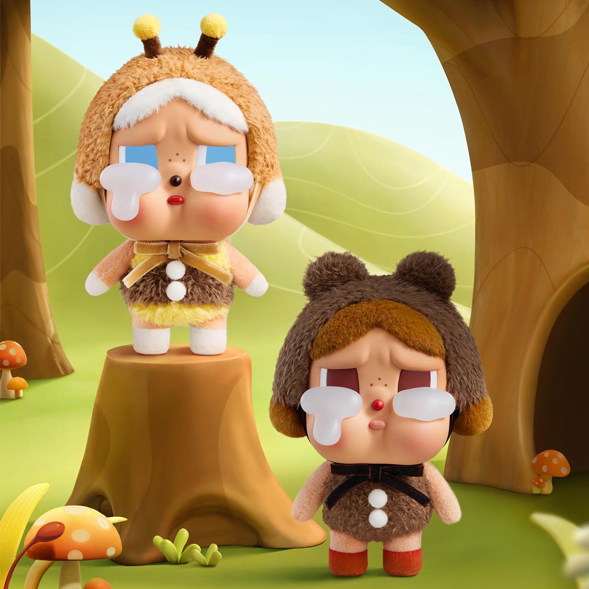 [IN STOCK] POPMART CRYBABY Crying Again Series - Vinyl Face Plush Blind Box