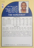 Tim Hardaway NBA Hoops Rookie Card