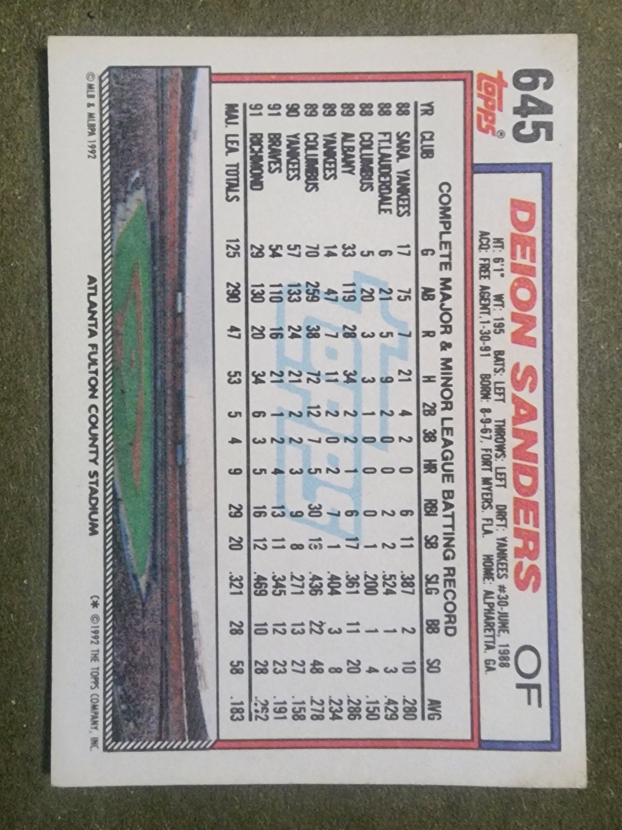 Dieon Sanders "Coach Prime" Baseball