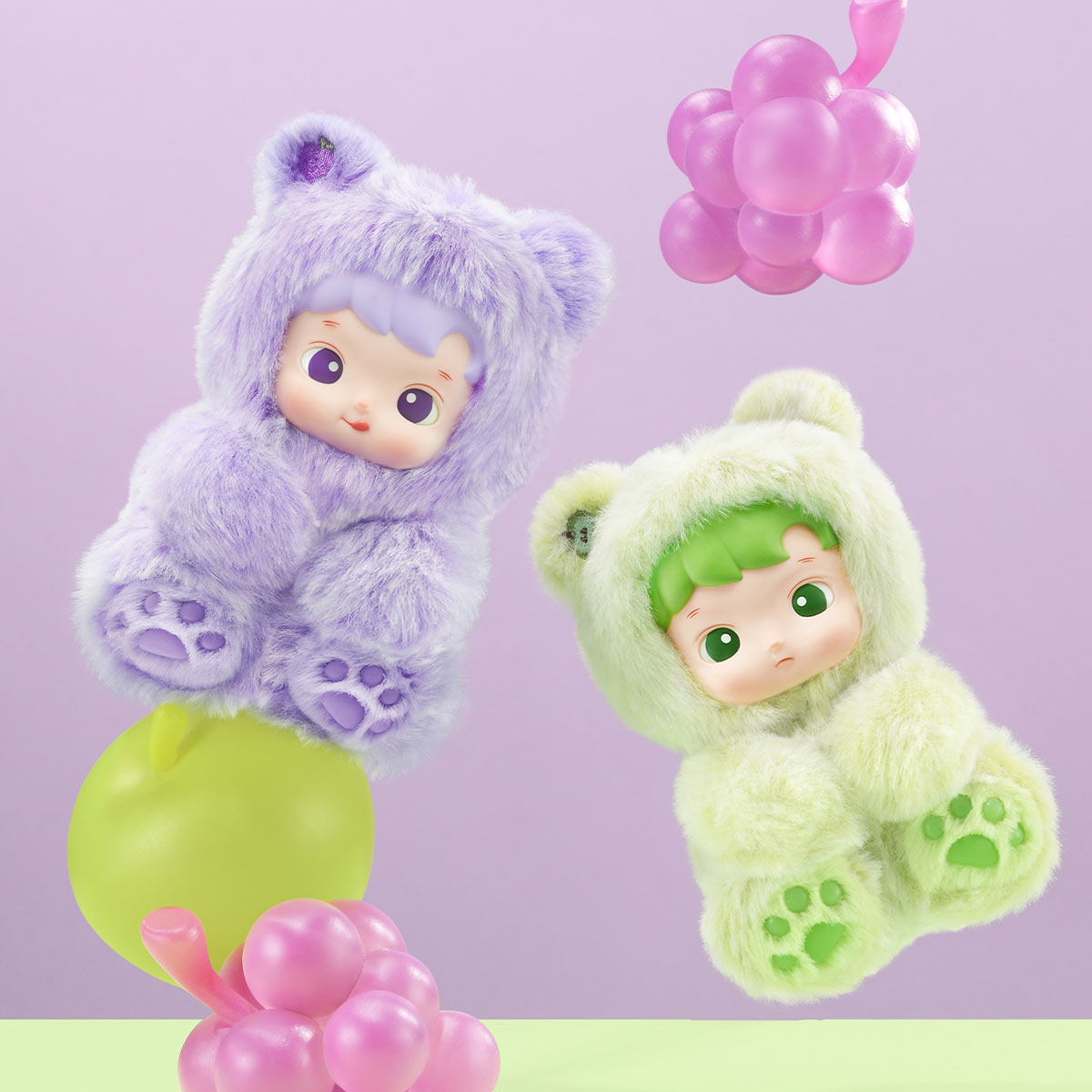 [In Stock] POPMART HACIPUPU Gummy Bear Series-Vinyl Plush Pendant Blind Box (SEALED)
