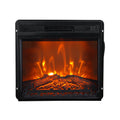 18" Modern Black Insert Electric Fireplace