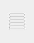 6PCS Acrylic Industrial Barbell Set